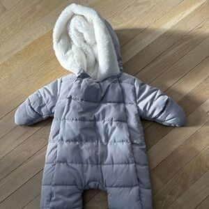 Jacadi Paris baby snow/winter body suit - baby blue